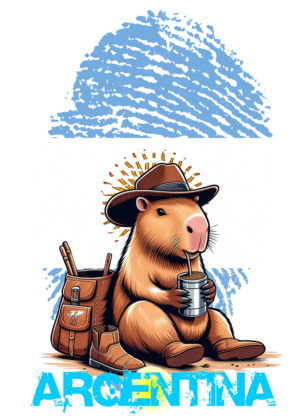 carpincho huella argentina 300 dpi fondos negros