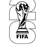 Diseño silueta fifa dibujo negro