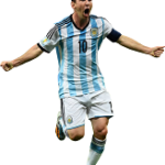 Diseño render leo messi dtf